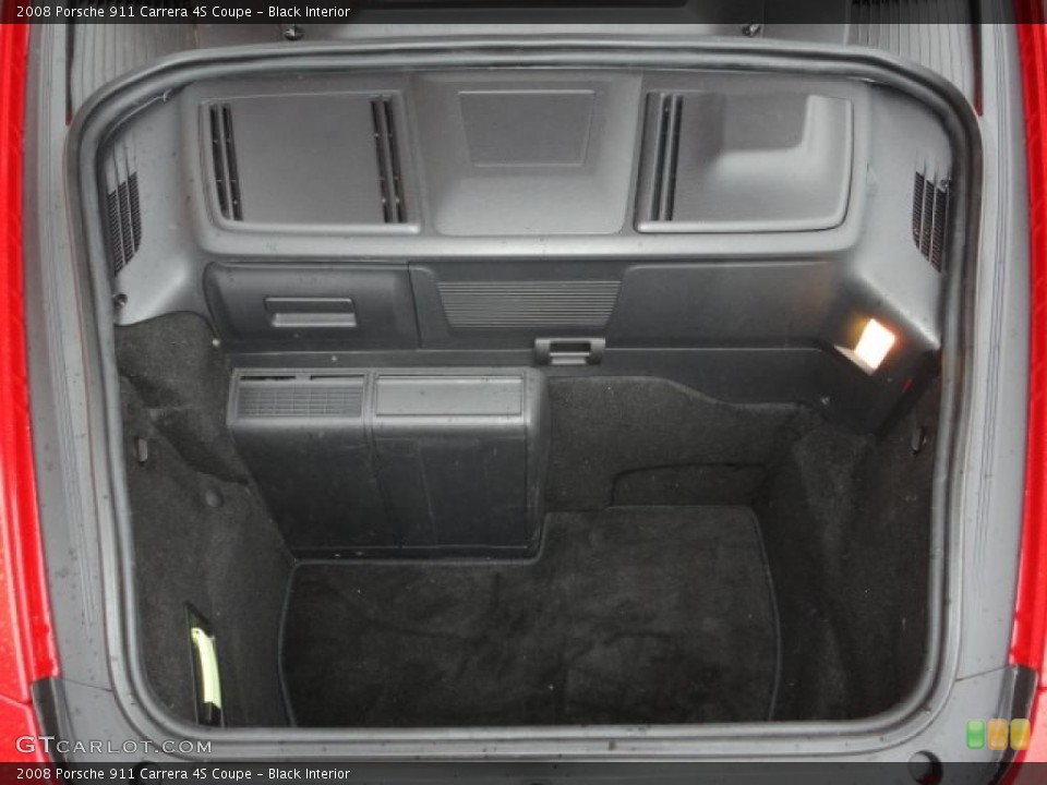 Black Interior Trunk for the 2008 Porsche 911 Carrera 4S Coupe #40481854