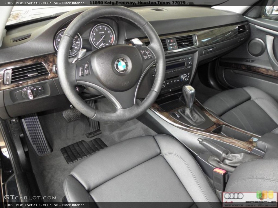 Black Interior Prime Interior for the 2009 BMW 3 Series 328i Coupe #40483534