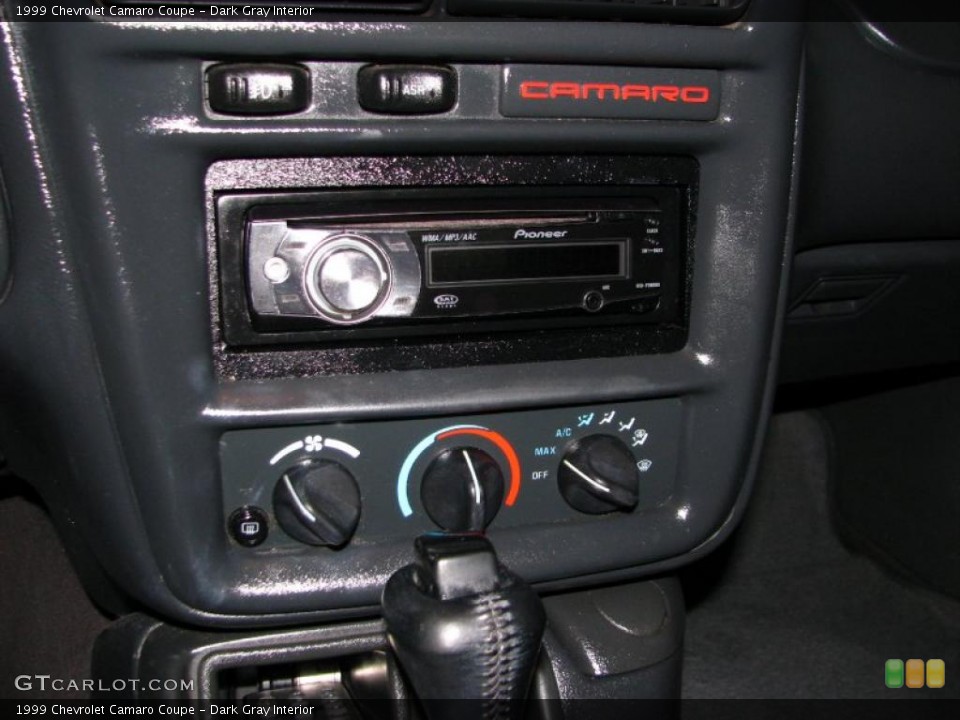 Dark Gray Interior Controls for the 1999 Chevrolet Camaro Coupe #40484694