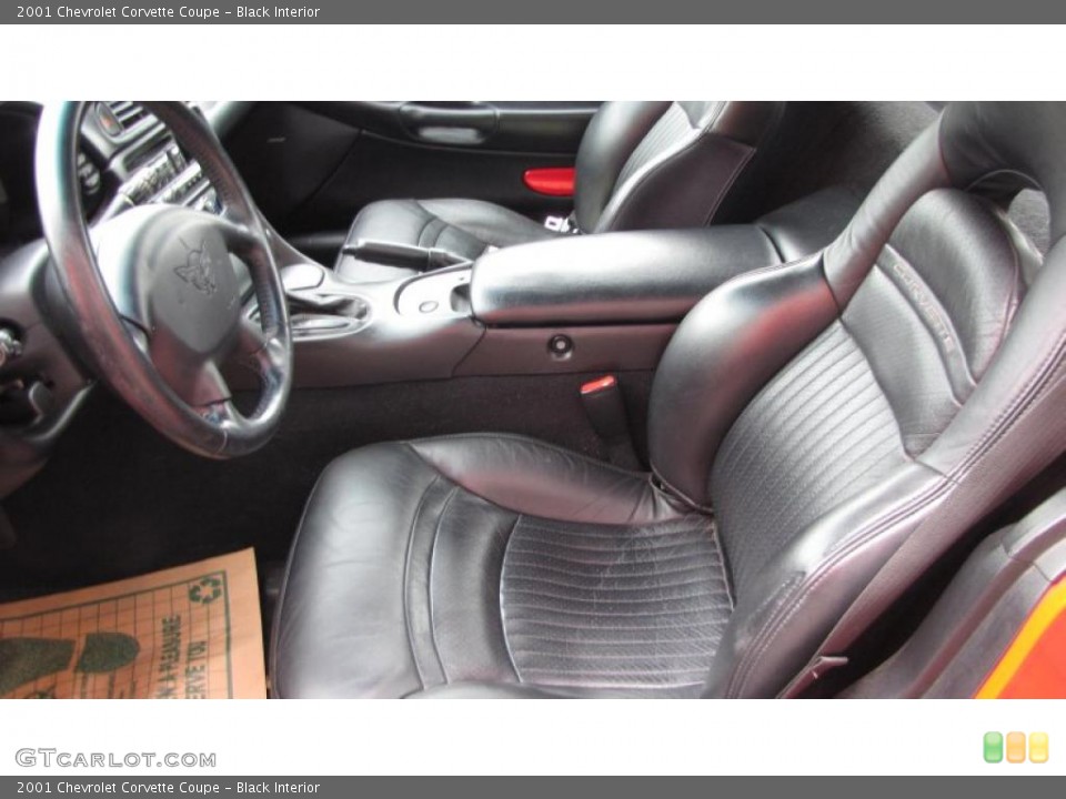 Black Interior Photo for the 2001 Chevrolet Corvette Coupe #40485698