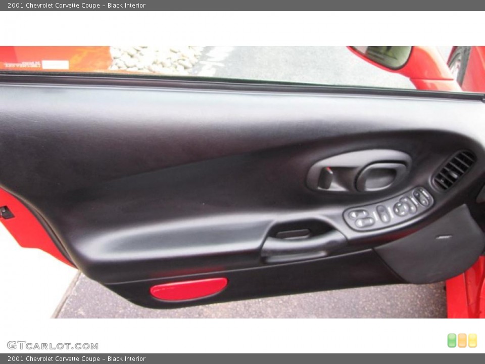 Black Interior Door Panel for the 2001 Chevrolet Corvette Coupe #40485718