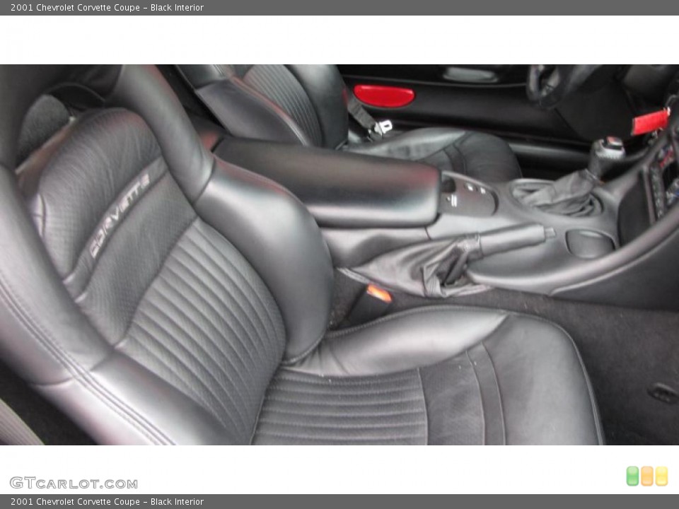 Black Interior Photo for the 2001 Chevrolet Corvette Coupe #40485730