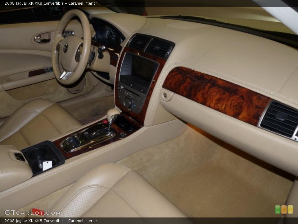 Caramel Interior Dashboard for the 2008 Jaguar XK XK8 Convertible #40486954