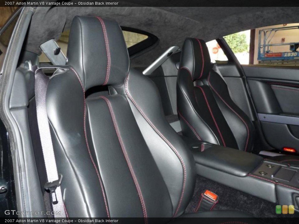 Obsidian Black Interior Photo for the 2007 Aston Martin V8 Vantage Coupe #40487482