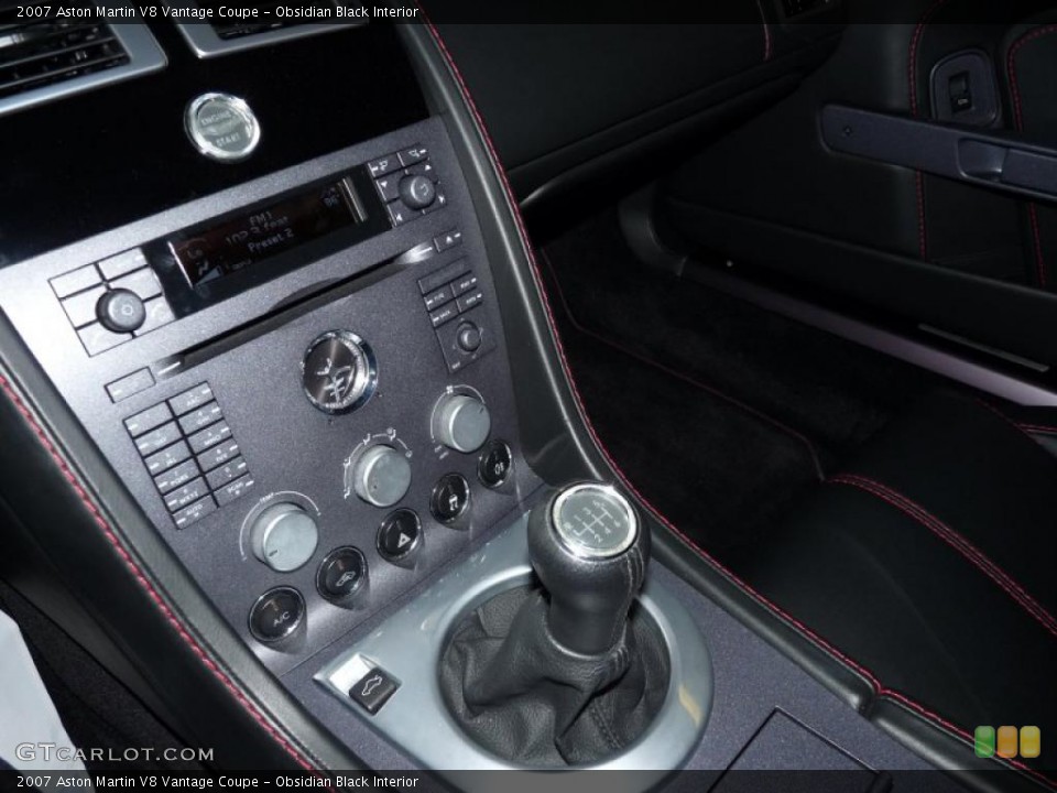 Obsidian Black Interior Transmission for the 2007 Aston Martin V8 Vantage Coupe #40487550