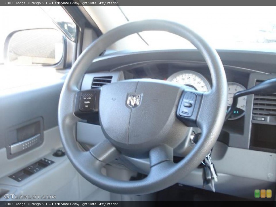 Dark Slate Gray/Light Slate Gray Interior Steering Wheel for the 2007 Dodge Durango SLT #40489234