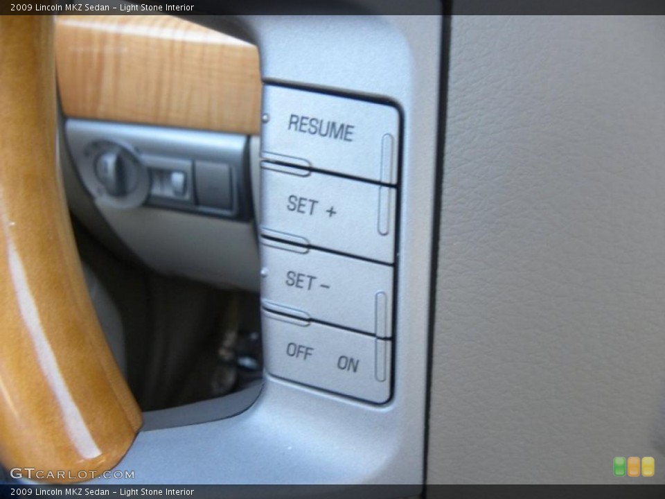 Light Stone Interior Controls for the 2009 Lincoln MKZ Sedan #40490774