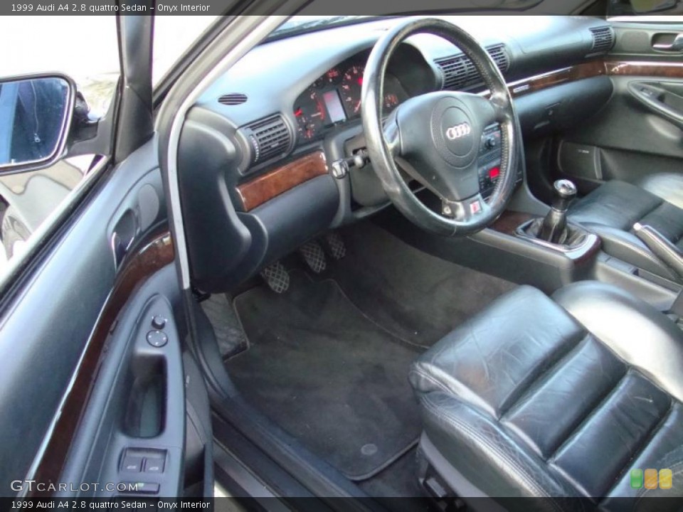 Onyx Interior Prime Interior for the 1999 Audi A4 2.8 quattro Sedan #40491046