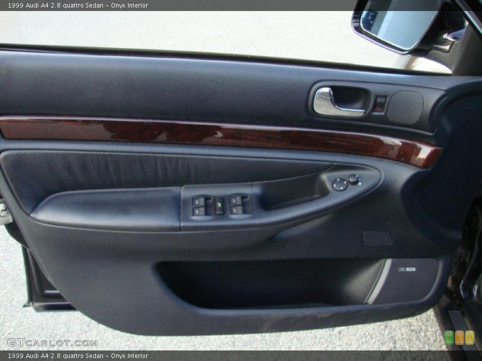 Onyx Interior Door Panel for the 1999 Audi A4 2.8 quattro Sedan #40491062