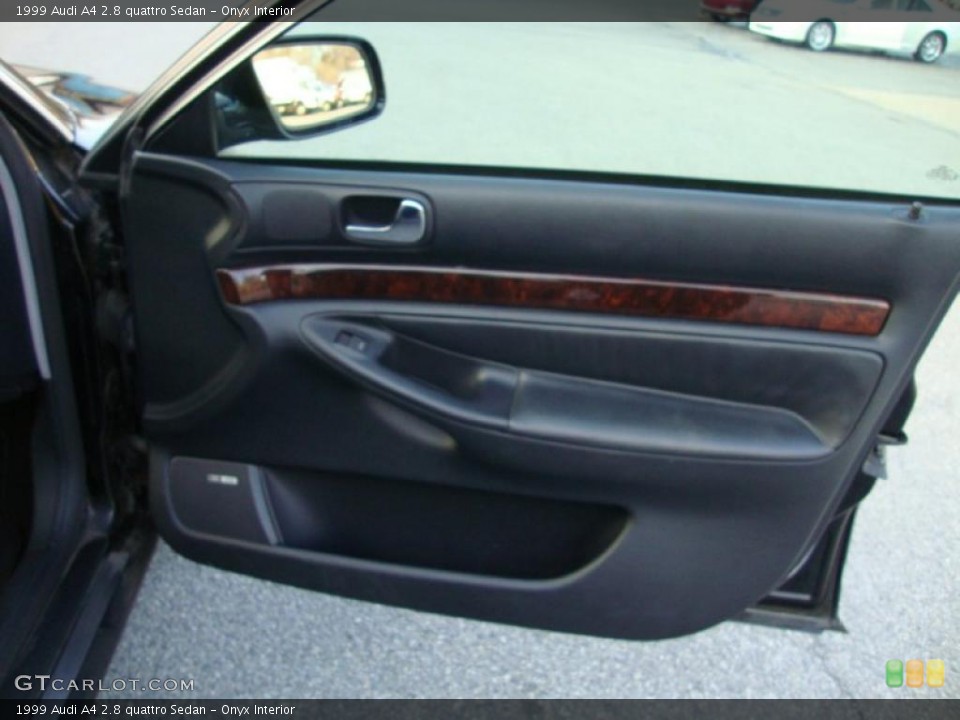 Onyx Interior Door Panel for the 1999 Audi A4 2.8 quattro Sedan #40491202