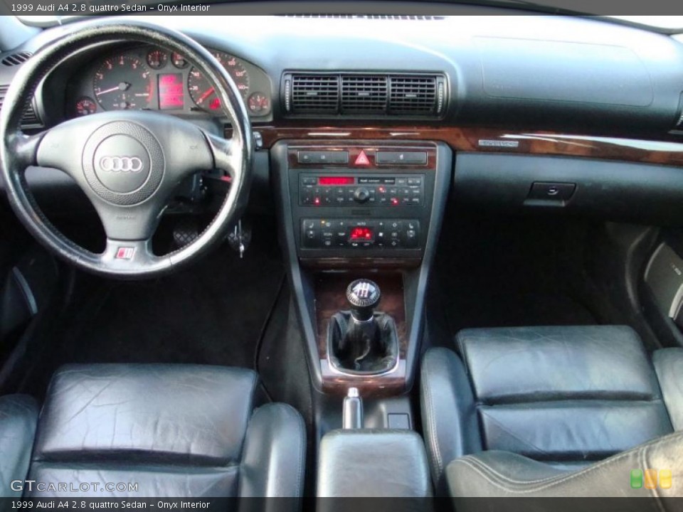 Onyx Interior Prime Interior for the 1999 Audi A4 2.8 quattro Sedan #40491346