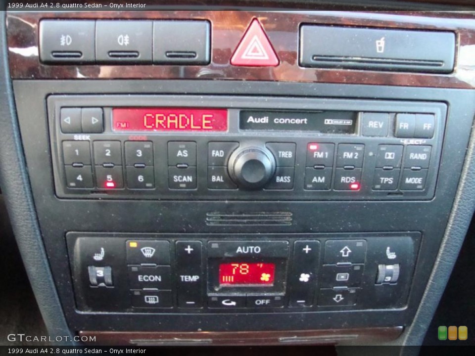 Onyx Interior Controls for the 1999 Audi A4 2.8 quattro Sedan #40491682