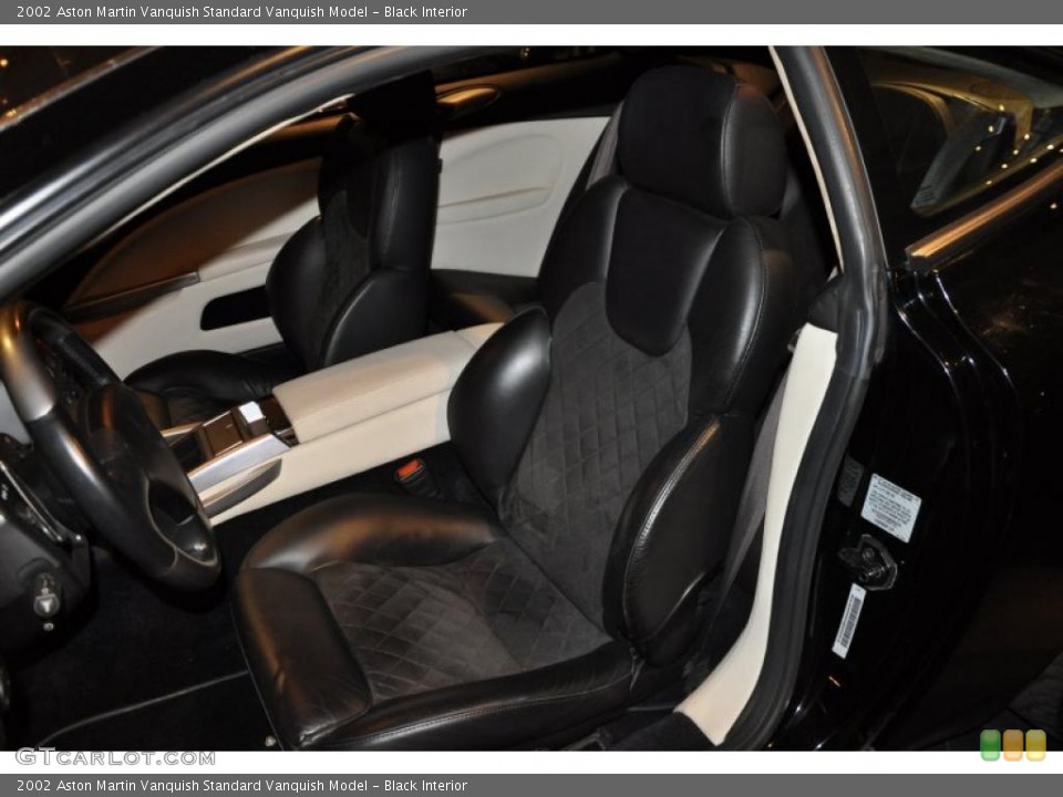 Black Interior Photo for the 2002 Aston Martin Vanquish  #40493502