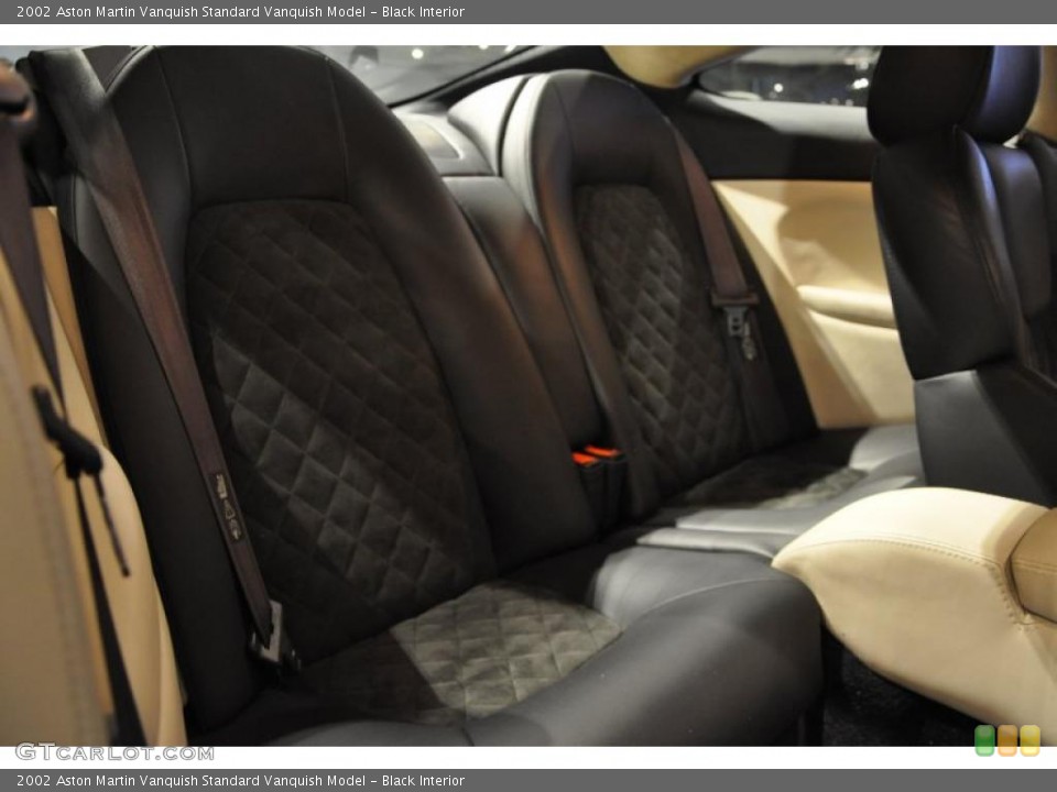 Black 2002 Aston Martin Vanquish Interiors