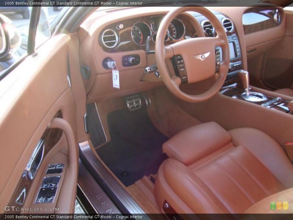 Cognac 2005 Bentley Continental GT Interiors