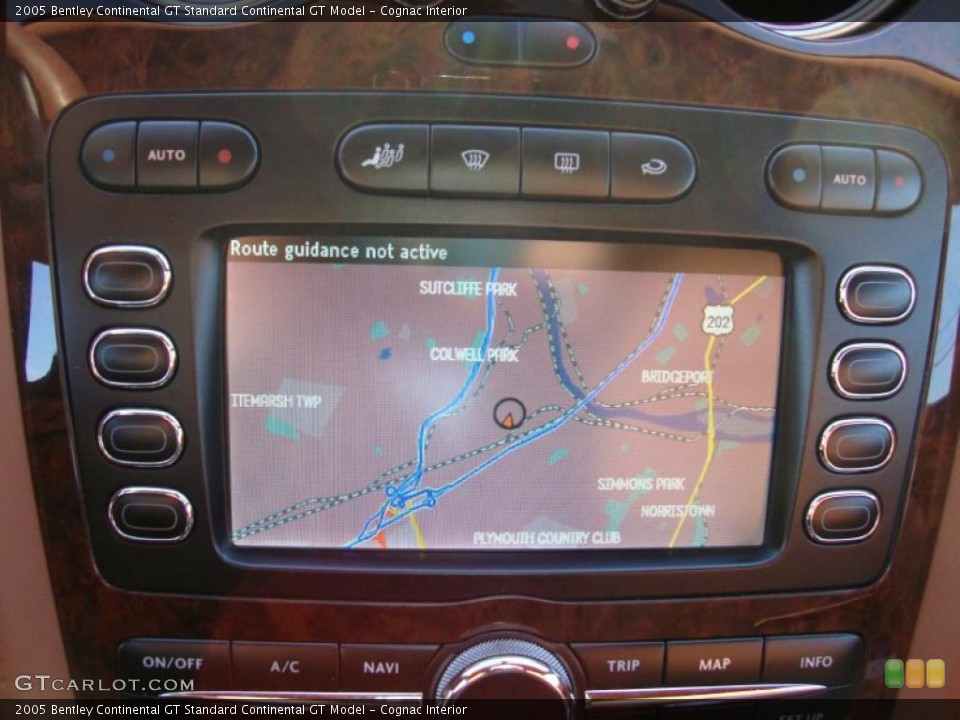 Cognac Interior Navigation for the 2005 Bentley Continental GT  #40494138