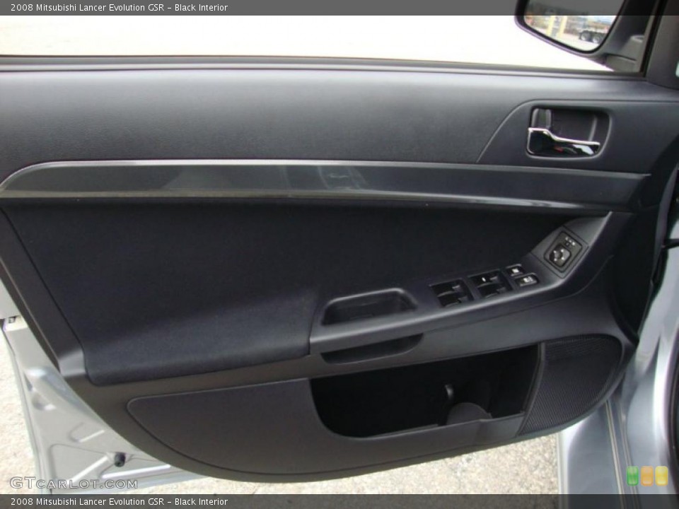 Black Interior Door Panel for the 2008 Mitsubishi Lancer Evolution GSR #40494526