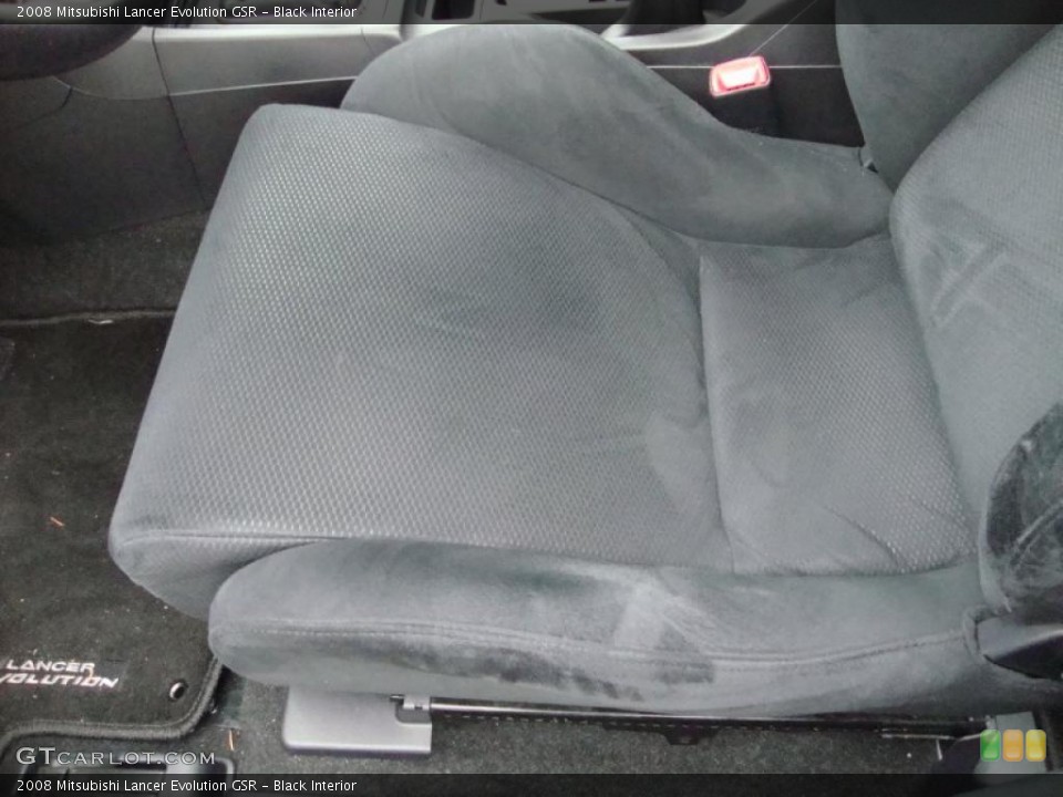 Black Interior Photo for the 2008 Mitsubishi Lancer Evolution GSR #40494558