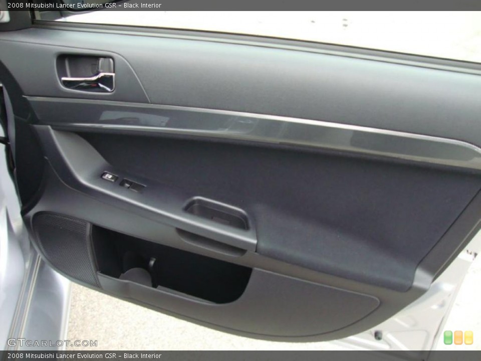 Black Interior Door Panel for the 2008 Mitsubishi Lancer Evolution GSR #40494638