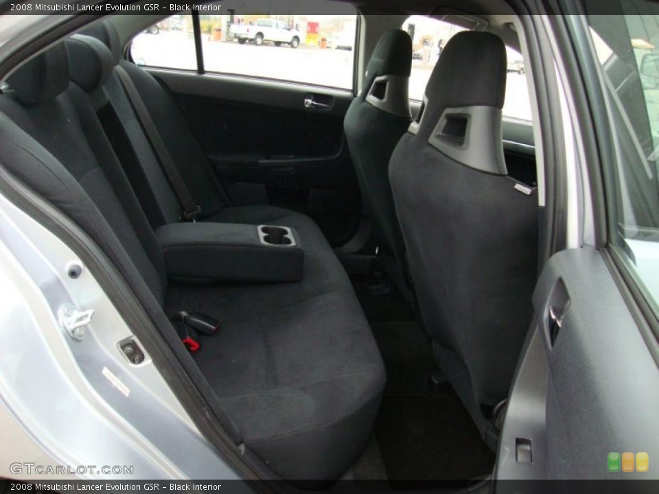 Black Interior Photo for the 2008 Mitsubishi Lancer Evolution GSR #40494654