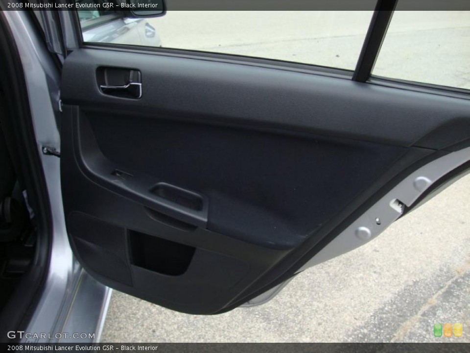 Black Interior Door Panel for the 2008 Mitsubishi Lancer Evolution GSR #40494670