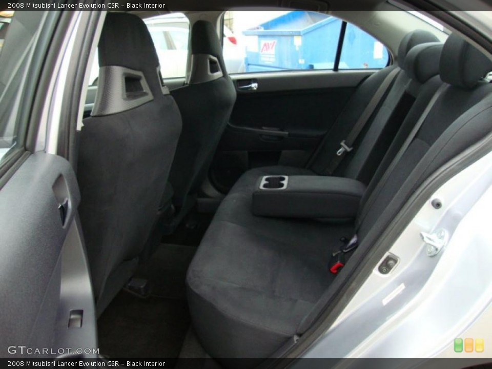 Black Interior Photo for the 2008 Mitsubishi Lancer Evolution GSR #40494694
