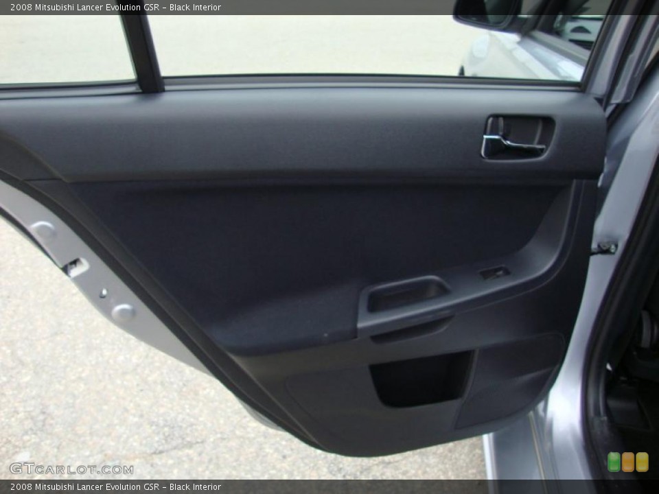 Black Interior Door Panel for the 2008 Mitsubishi Lancer Evolution GSR #40494710