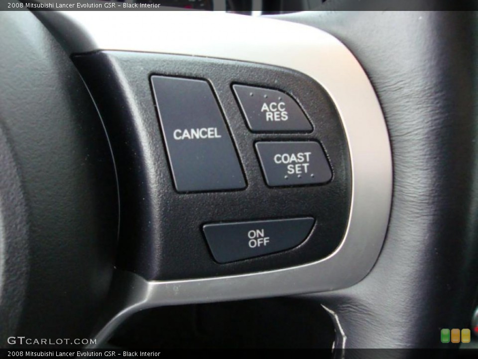 Black Interior Controls for the 2008 Mitsubishi Lancer Evolution GSR #40495050