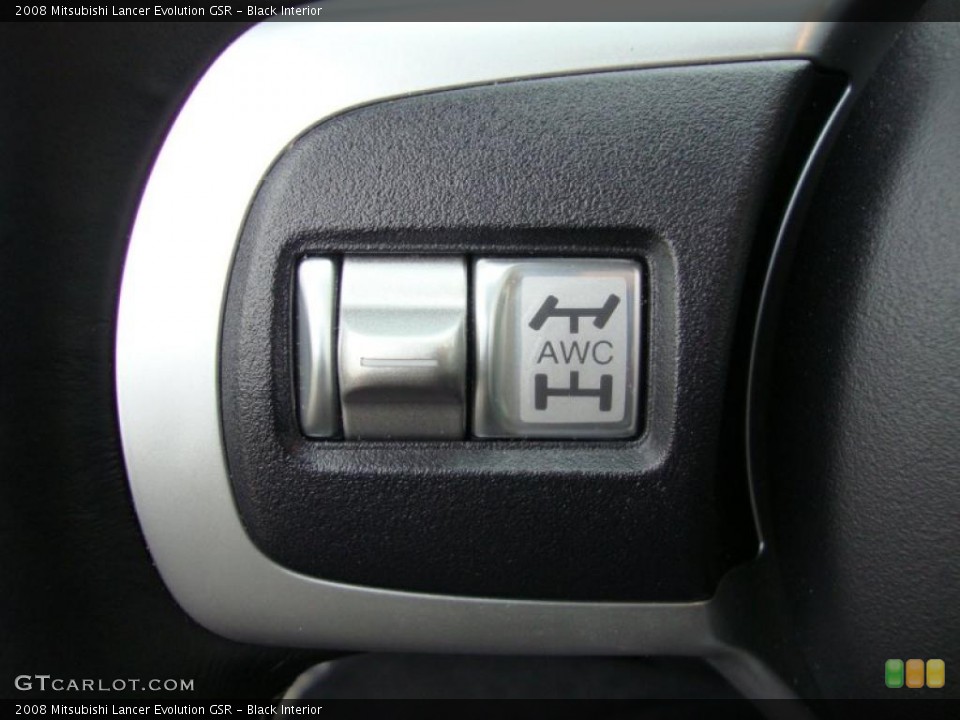Black Interior Controls for the 2008 Mitsubishi Lancer Evolution GSR #40495066