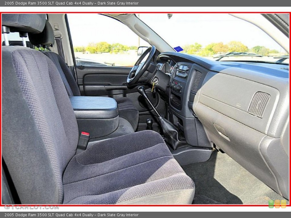 Dark Slate Gray Interior Dashboard for the 2005 Dodge Ram 3500 SLT Quad Cab 4x4 Dually #40496590