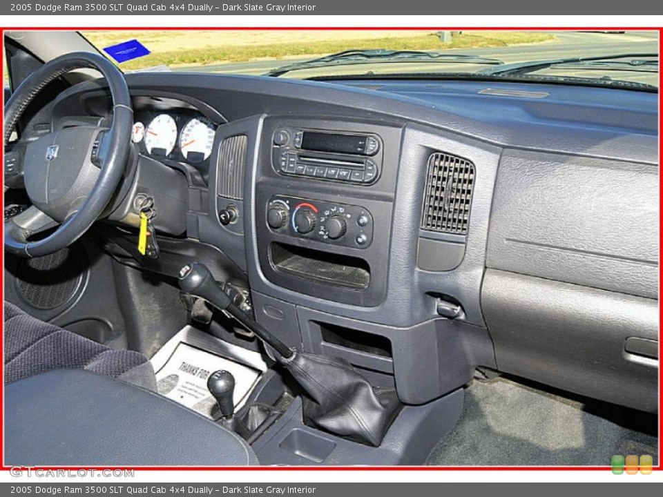 Dark Slate Gray Interior Dashboard for the 2005 Dodge Ram 3500 SLT Quad Cab 4x4 Dually #40496622