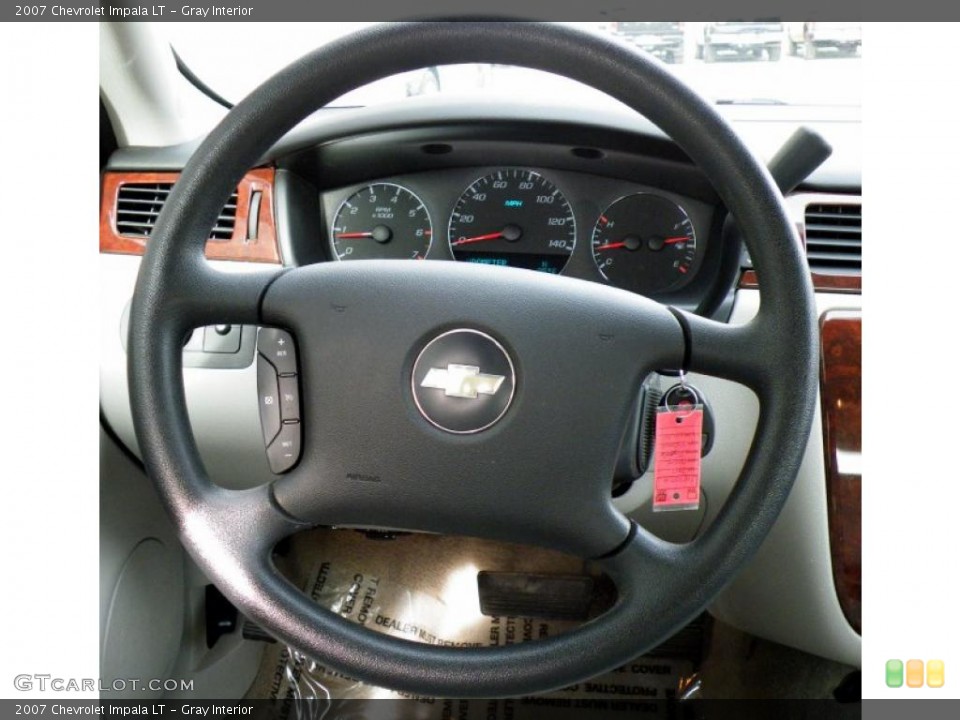 Gray Interior Steering Wheel for the 2007 Chevrolet Impala LT #40497586