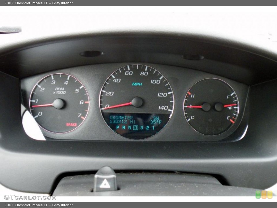 Gray Interior Gauges for the 2007 Chevrolet Impala LT #40497602