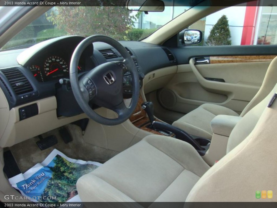 Ivory Interior Prime Interior for the 2003 Honda Accord EX Coupe #40497778