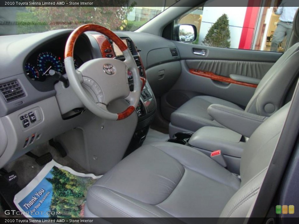 Stone Interior Photo for the 2010 Toyota Sienna Limited AWD #40498382