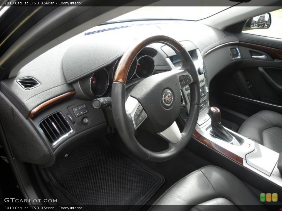 Ebony Interior Prime Interior for the 2010 Cadillac CTS 3.0 Sedan #40499162