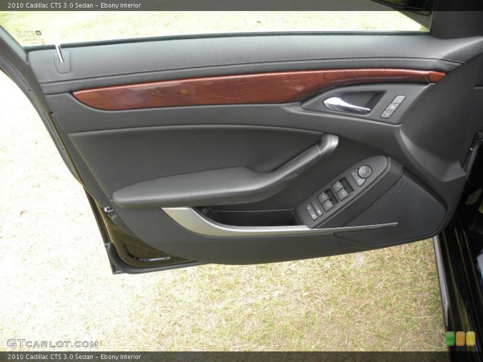 Ebony Interior Door Panel for the 2010 Cadillac CTS 3.0 Sedan #40499202