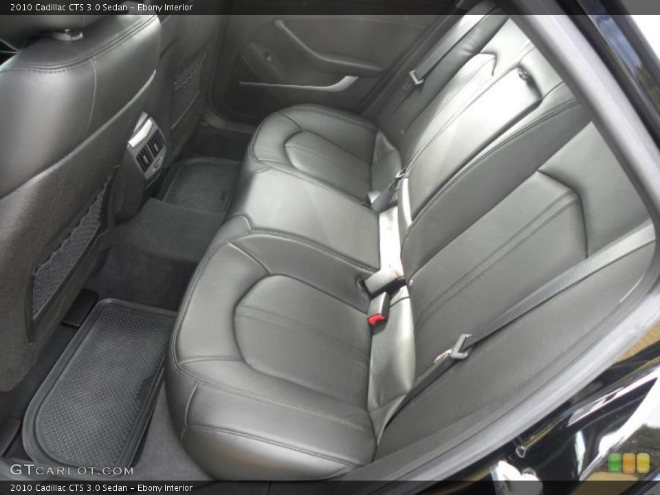Ebony Interior Photo for the 2010 Cadillac CTS 3.0 Sedan #40499218