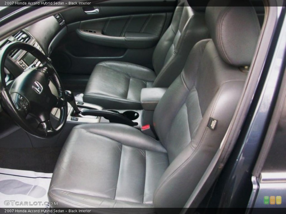 Black Interior Photo for the 2007 Honda Accord Hybrid Sedan #40500582