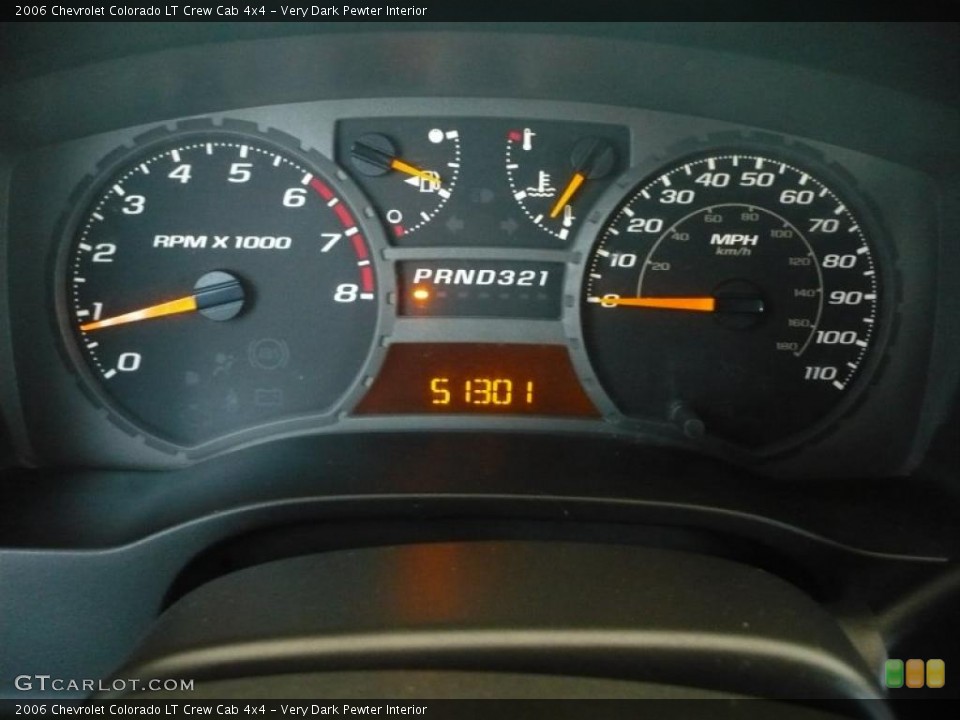 Very Dark Pewter Interior Gauges for the 2006 Chevrolet Colorado LT Crew Cab 4x4 #40501058