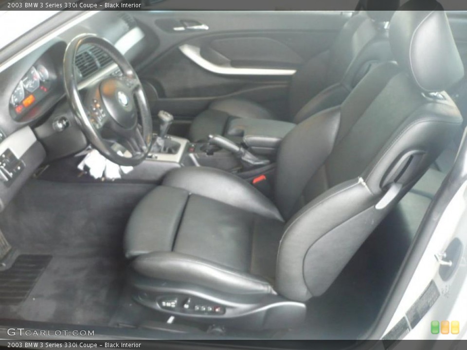 Black Interior Photo for the 2003 BMW 3 Series 330i Coupe #40501222