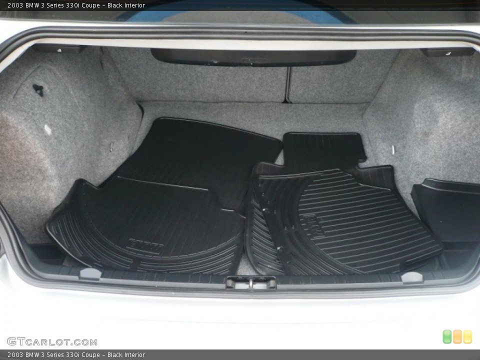 Black Interior Trunk for the 2003 BMW 3 Series 330i Coupe #40501234