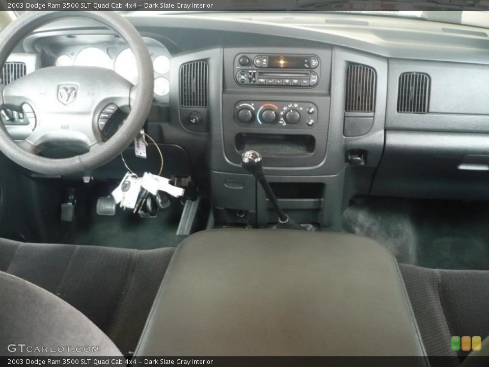 Dark Slate Gray Interior Prime Interior for the 2003 Dodge Ram 3500 SLT Quad Cab 4x4 #40501802