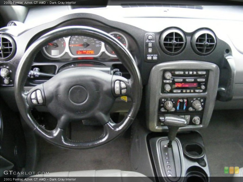 Dark Gray Interior Controls for the 2001 Pontiac Aztek GT AWD #40503562