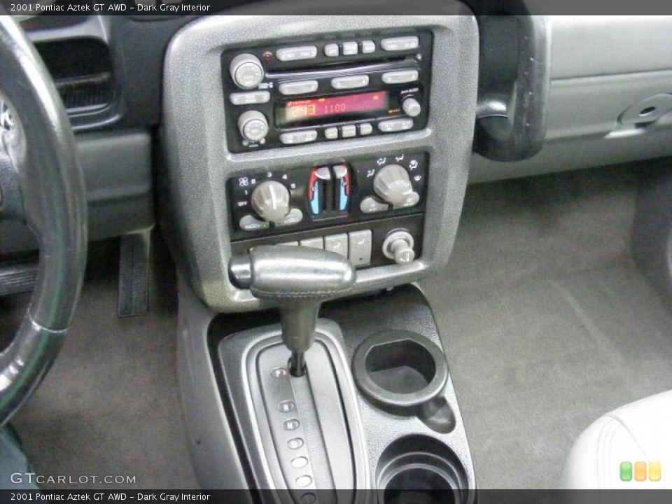 Dark Gray Interior Controls for the 2001 Pontiac Aztek GT AWD #40503638