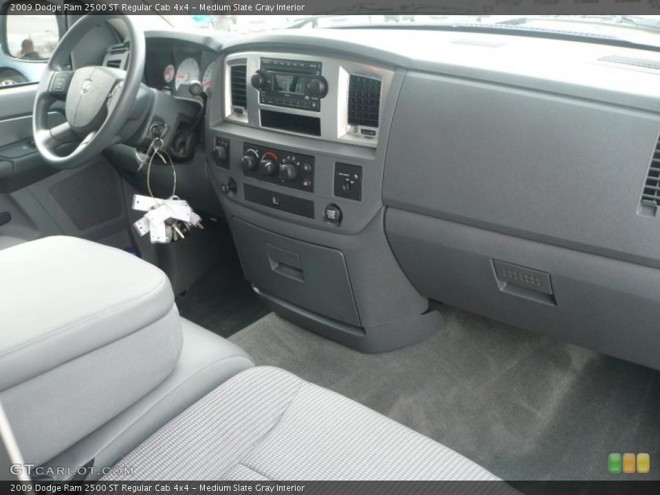Medium Slate Gray Interior Dashboard for the 2009 Dodge Ram 2500 ST Regular Cab 4x4 #40504006