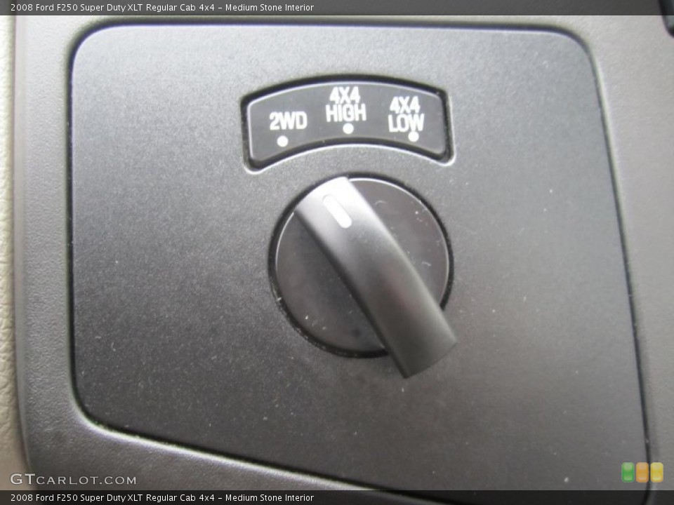Medium Stone Interior Controls for the 2008 Ford F250 Super Duty XLT Regular Cab 4x4 #40506090