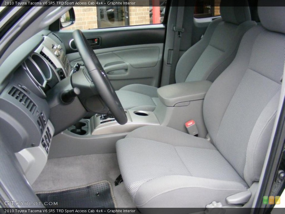Graphite Interior Photo for the 2010 Toyota Tacoma V6 SR5 TRD Sport Access Cab 4x4 #40506934