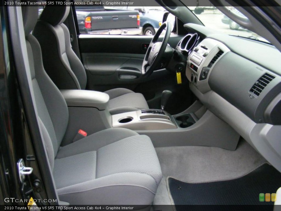 Graphite Interior Photo for the 2010 Toyota Tacoma V6 SR5 TRD Sport Access Cab 4x4 #40506994
