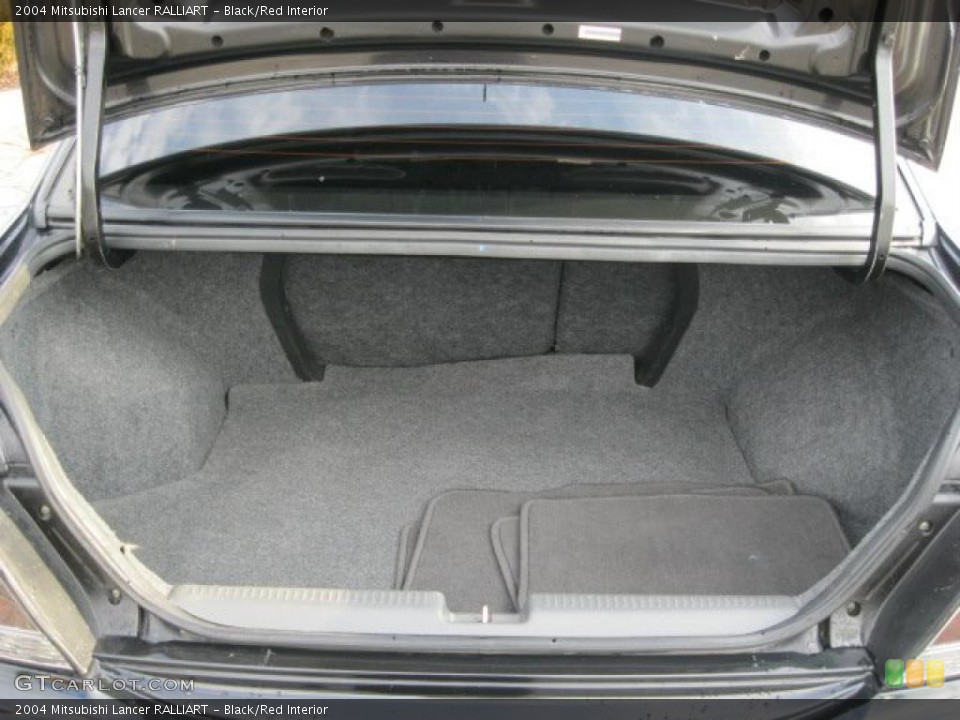 Black/Red Interior Trunk for the 2004 Mitsubishi Lancer RALLIART #40507486
